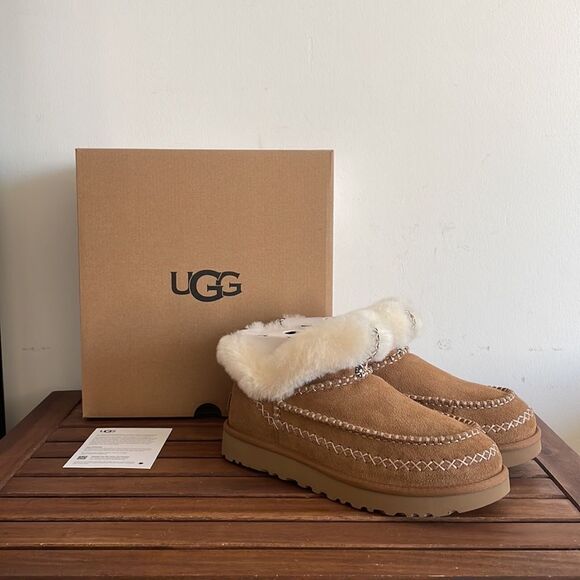 UGG Classic Ultra Mini Alpine Booties Chestnut USA Women Size 7/UK 5/EU 38 - Picture 3 of 16